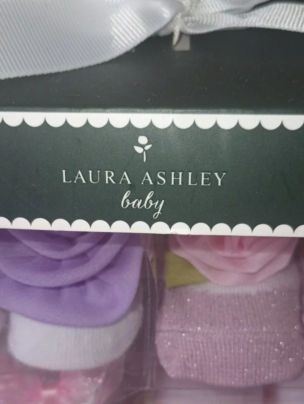 Laura Ashley Baby Floral Sock Gift Set — Pink & Purple